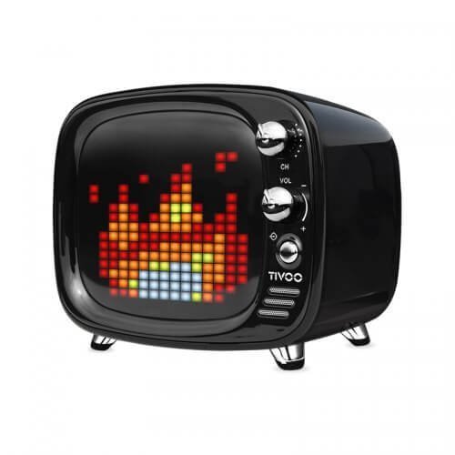 Divoom Tivoo Portable Bluetooth speaker Smart Clock Alarm Pixel Art DIY by App LED Light Sign in decoration Unique gift